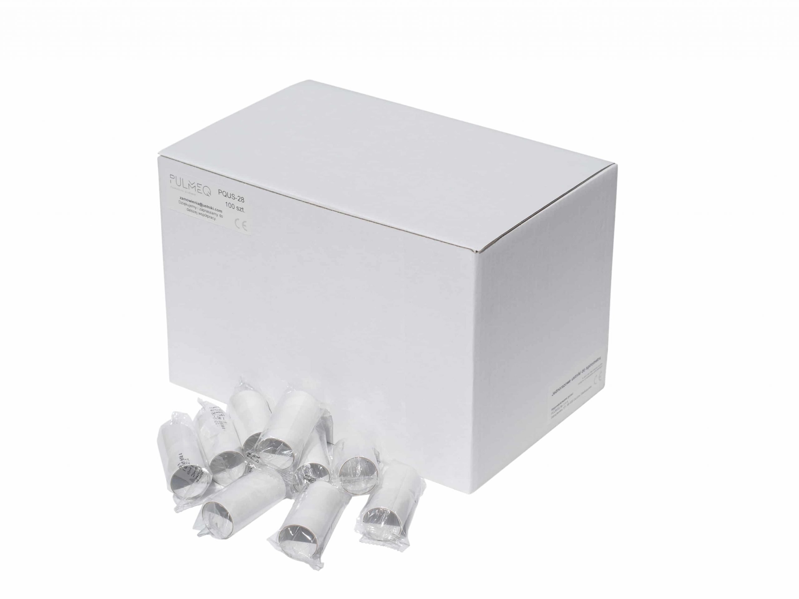 Jednorazowe ustniki do spirometru Jednorazowe ustniki do spirometru