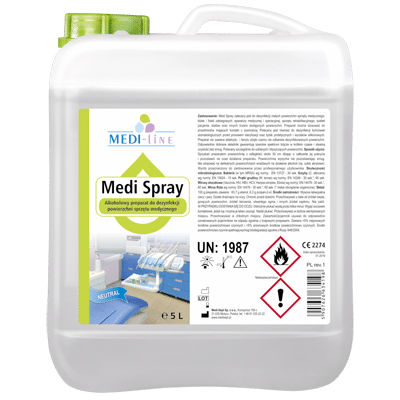 Medi Spray 5L środek dezynfekcyjny Medi Spray 5L