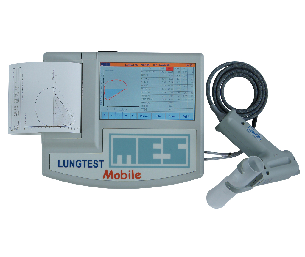 MES-Lungtest-mobile Spirometr lungtest mobile